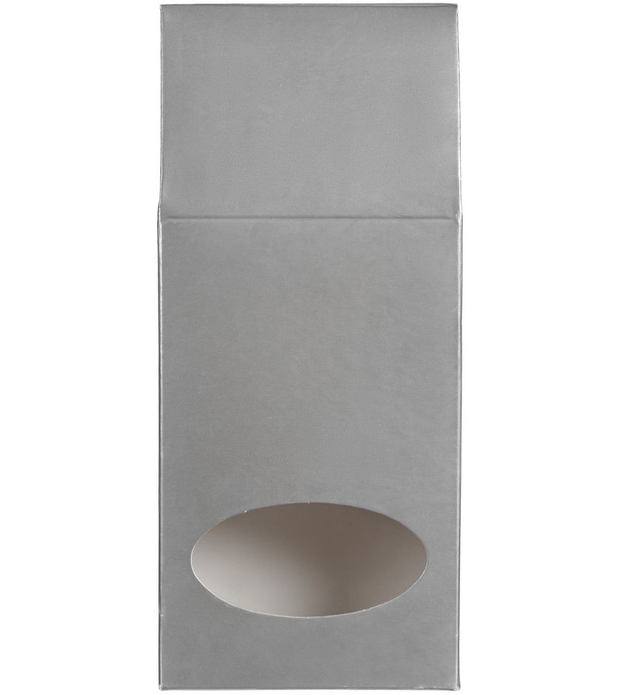 Коробка с окном English Breakfast, серебристая