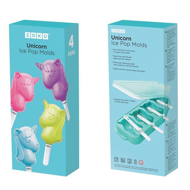 Набор для приготовления мороженого Unicorn, бирюзовый