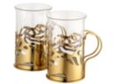 Набор стаканов в подстаканниках Cite, золотистый