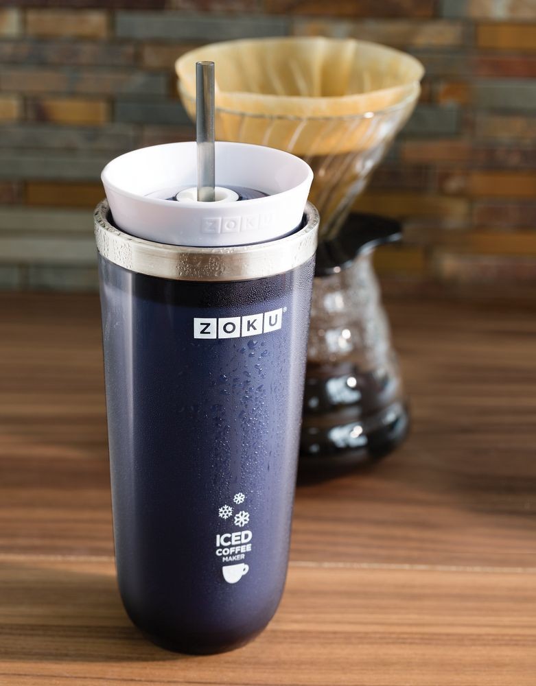 Стакан для охлаждения напитков Iced Coffee Maker, серый