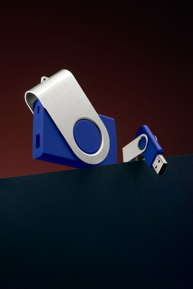 Внешний аккумулятор Twist 4000 mAh, синий