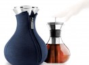 Чайник заварочный Tea Maker в чехле, темно-синий