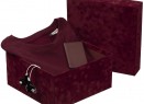Коробка Velutto, бордовая