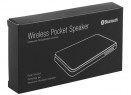 Беспроводная колонка Pocket Speaker, белая, c кабелем 2-в-1