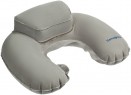 Надувная подушка Global TA с подголовником, серая
