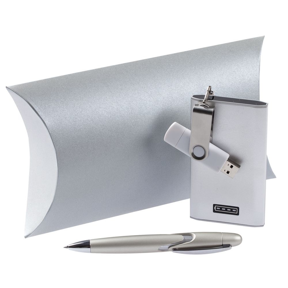 Упаковка «Подушечка», серебристая