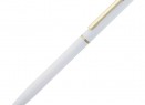 Ручка шариковая Hotel Gold, белая