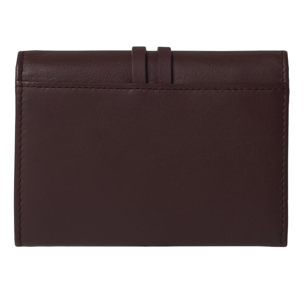 Набор Lien: футляр для карточек и ручка, бордовый