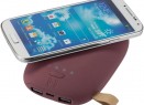 Аккумулятор с беспроводной зарядкой Pebble Wireless 9000 мАч, винный