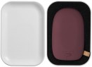 Аккумулятор с беспроводной зарядкой Pebble Wireless 9000 мАч, винный