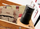 Термокружка Liberty Canteen, черная с золотистым