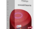 Умная колонка Smartmate с помощником «Алиса», красная