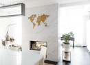Деревянная карта мира World Map Wall Decoration Exclusive, дуб