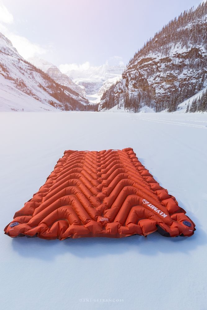 Надувной коврик Insulated Double V, оранжевый