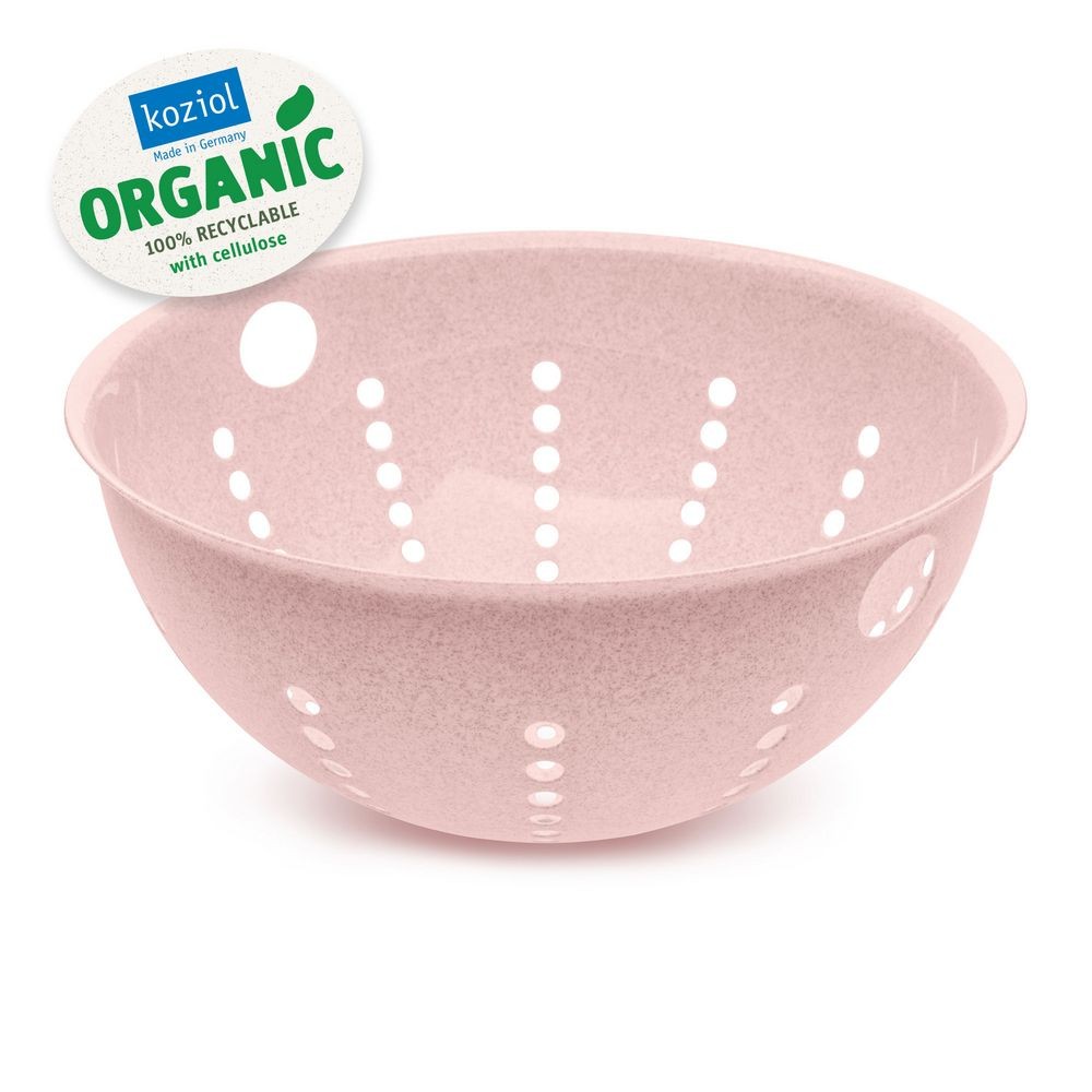 Дуршлаг Palsby Organic, большой, розовый