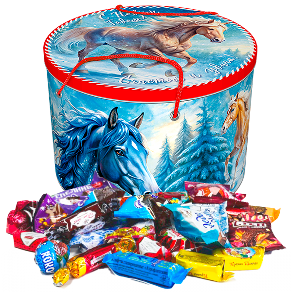 Подарок с конфетами Жестебанка Простор 2000гр