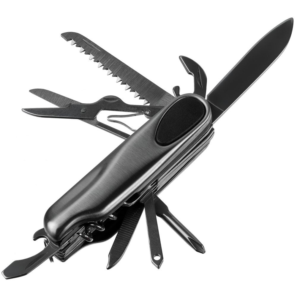 Набор «Зорге»: мультитул и фонарик, серебристый