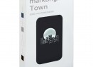 Аккумулятор с подсветкой markBright Town, 5000 мАч, серый
