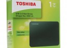 Внешний диск Toshiba Canvio, USB 3.0, 1Тб, черный