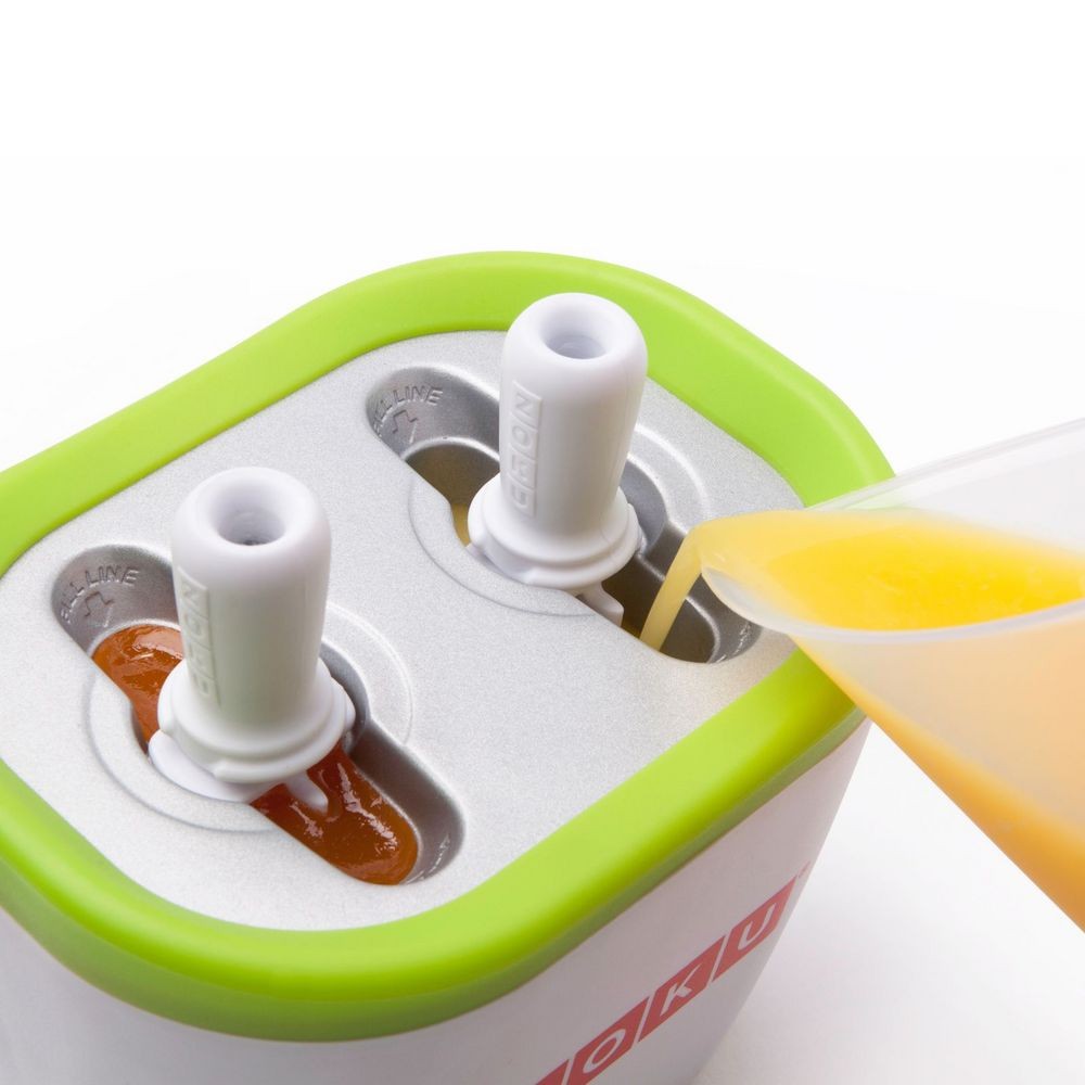 Набор для приготовления мороженого Duo Quick Pop Maker, красный